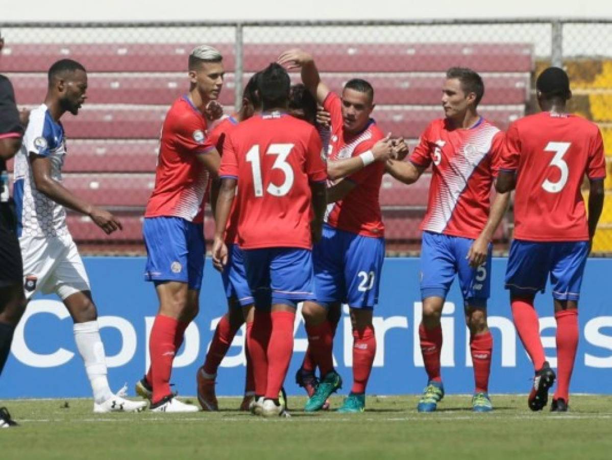 Costa Rica goleó 3-0 a Belice en Copa Centroamericana