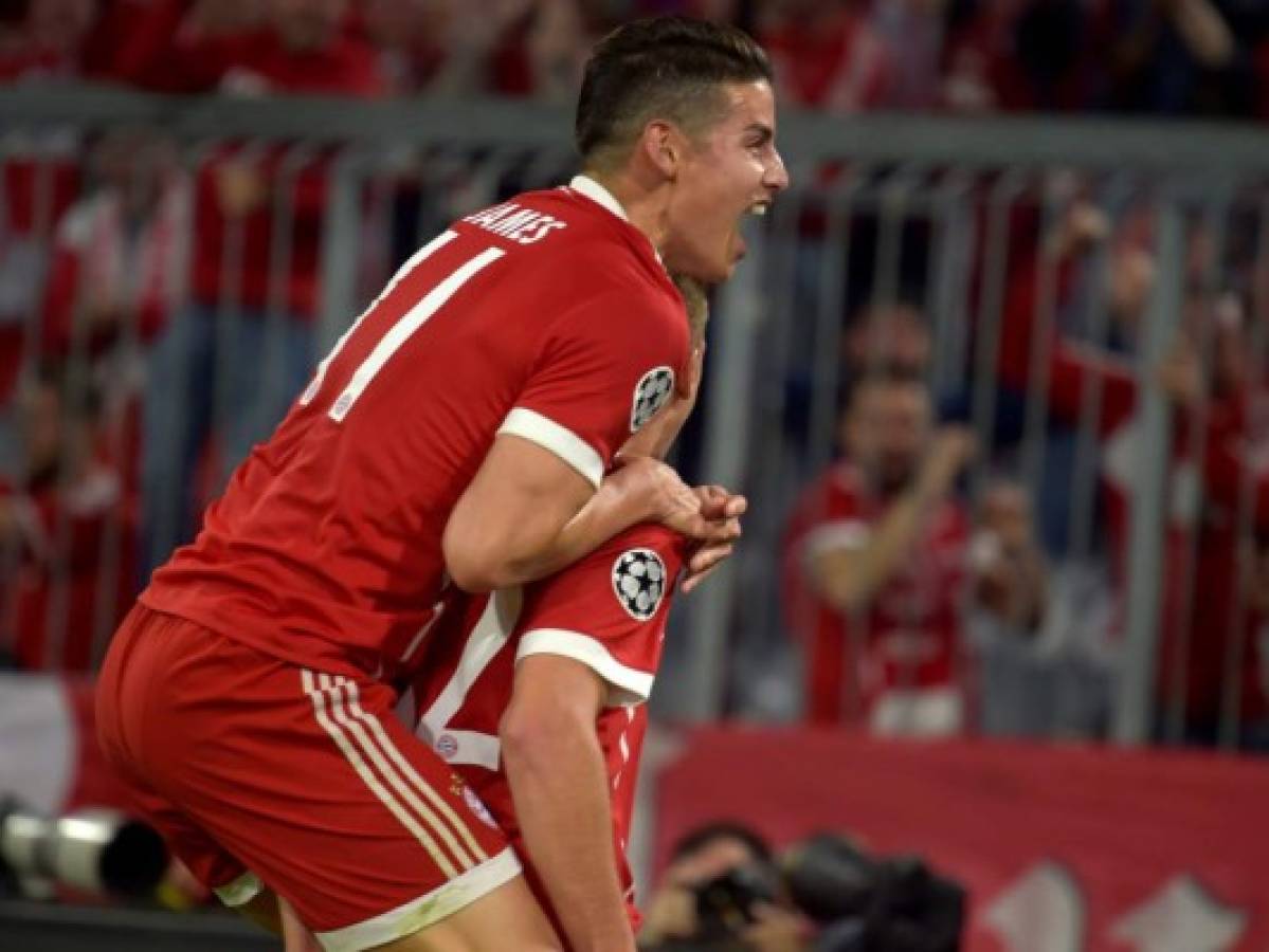 ¡Brillante! James Rodríguez envió pase y Kimmich lo convirtió en gol (Video)