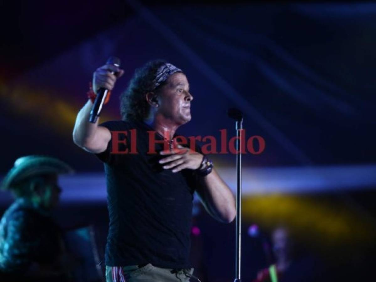 El emotivo saludo de Carlos Vives a hondureños tras concierto