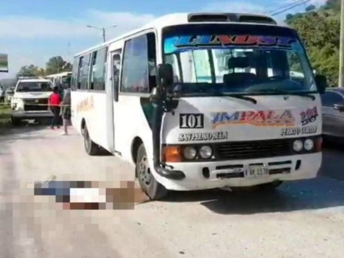 A balazos matan a conductor y ayudante de 'rapidito' en Choloma