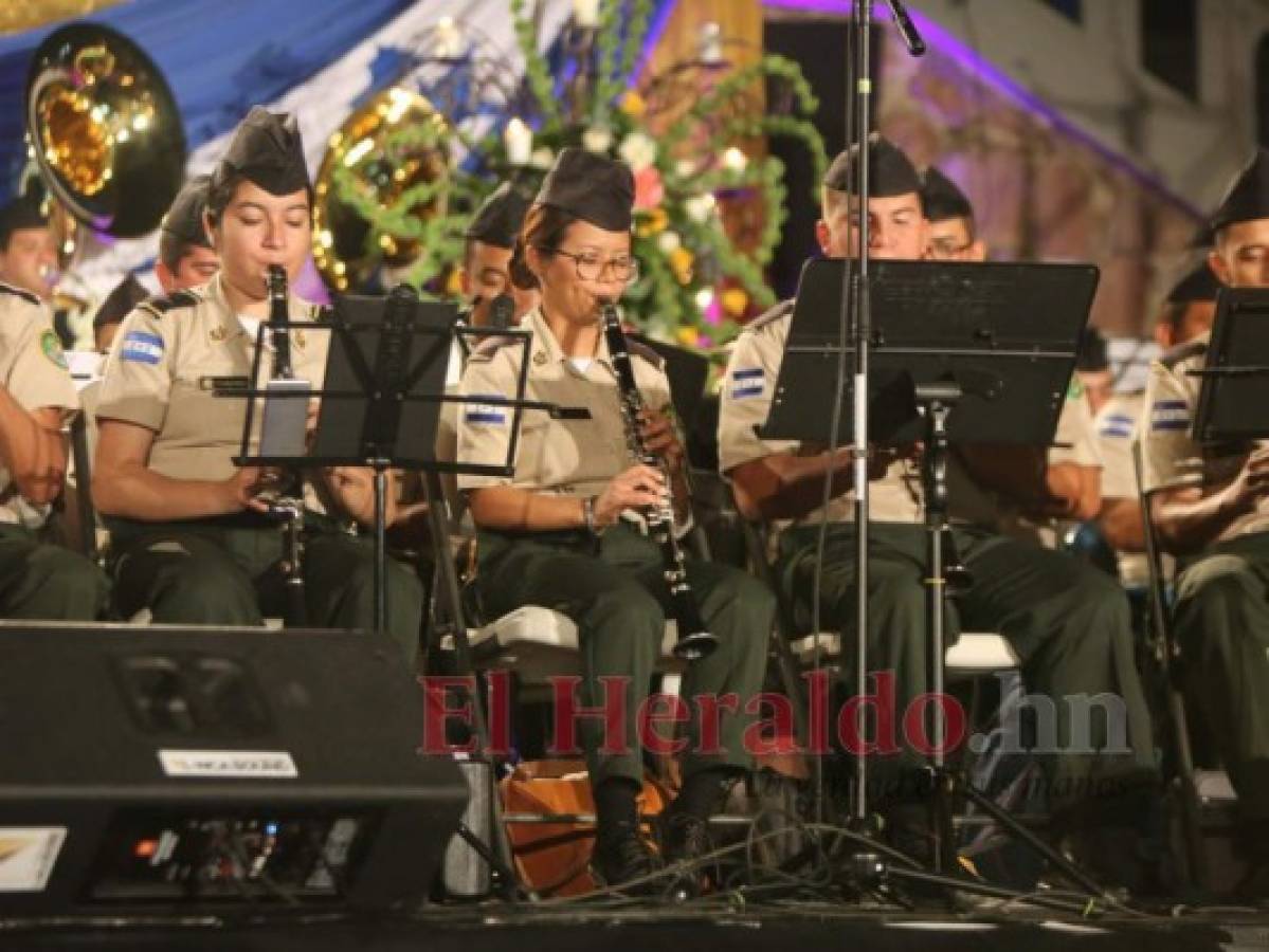 La banda sinfónica del Estado Mayor Conjunto es lo único que los militares siempre muestran en sus eventos.