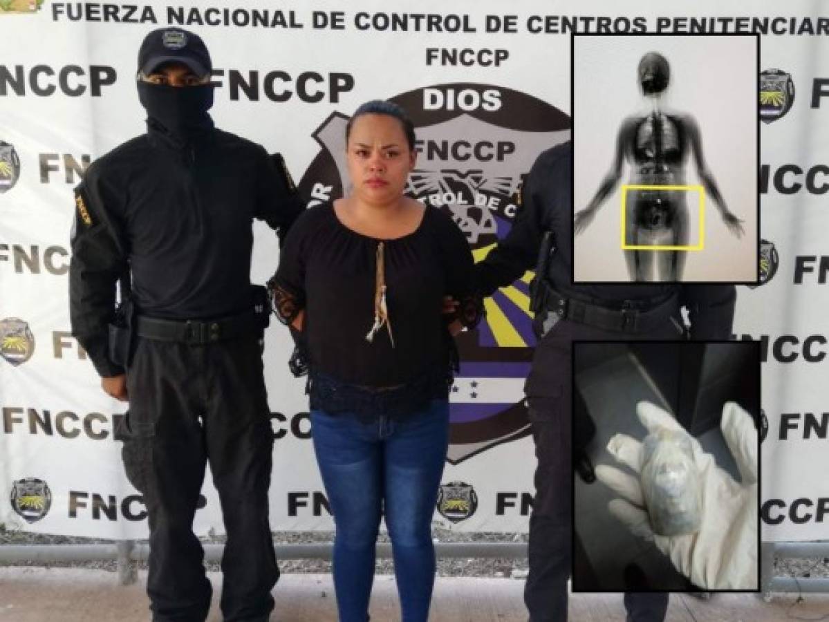 Hermana de pandillero de la 18 intentó meter droga a 'El Pozo I', escondida en sus partes íntimas