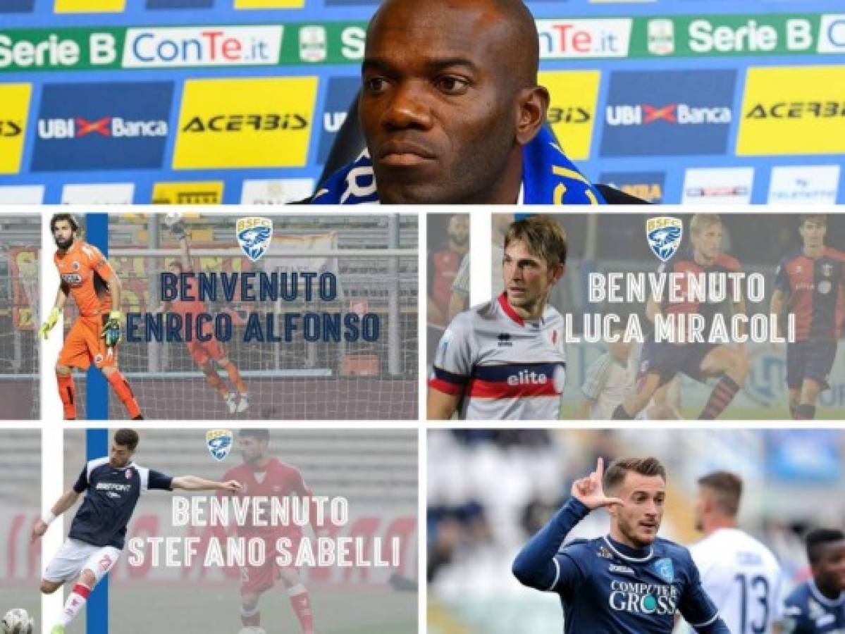 El poderoso equipo que está armando David Suazo para buscar el ascenso con Brescia