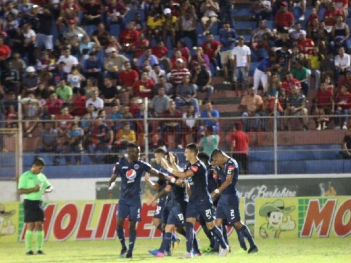 Motagua saca oro de La Ceiba tras vencer 1-2 al Vida en el estadio Ceibeño