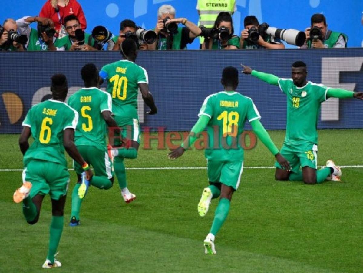 Senegal da la sorpresa y vence 2-1 a Polonia