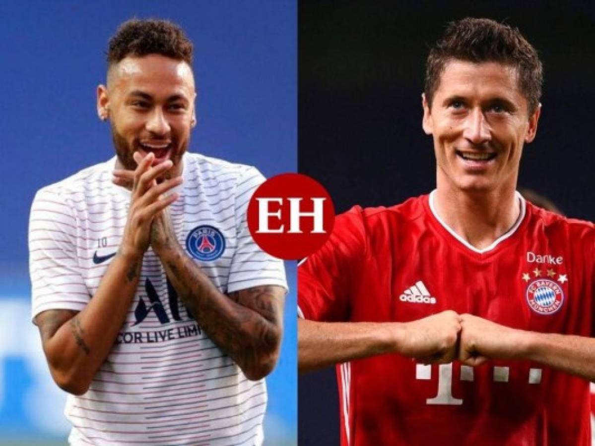 Neymar contra Lewandowski, un duelo por el título a mejor jugador del mundo