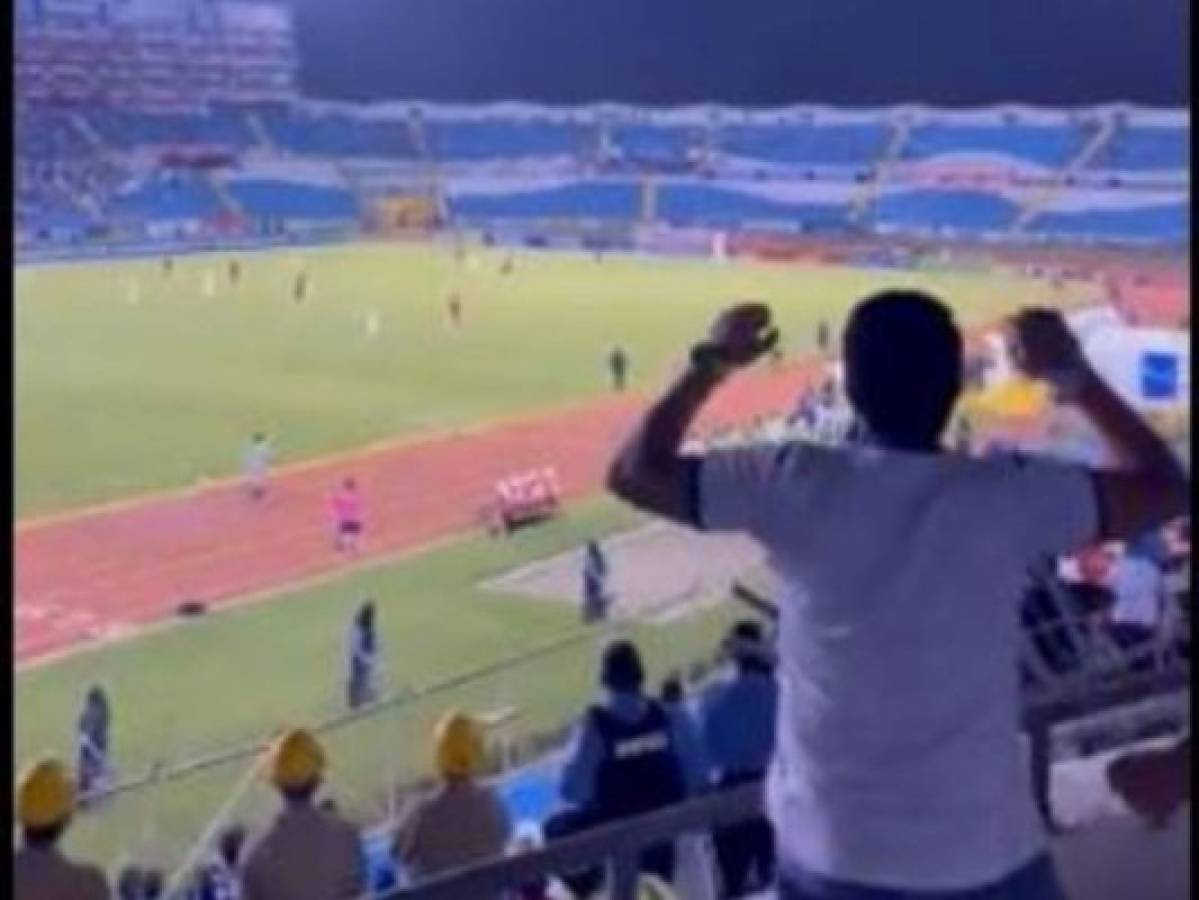 VIDEO: Así se vivió el gol de Honduras desde la gradería del estadio Olímpico  