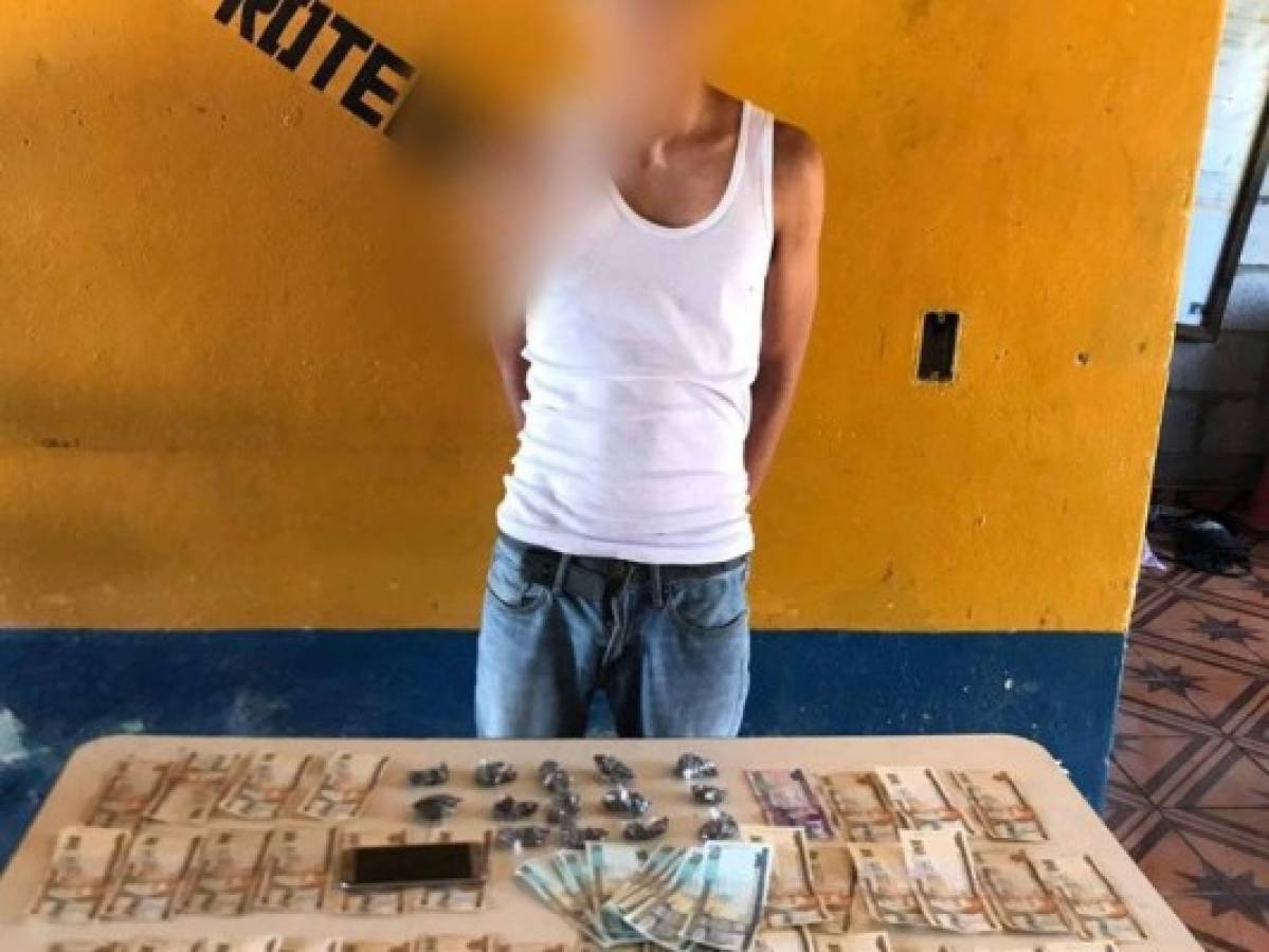 Cae 'El Chucky' con droga y más de cuatro mil lempiras en La Paz