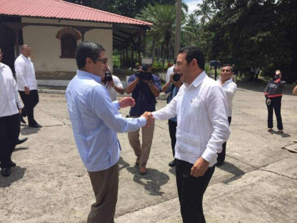 Presidente Hernández visita Guatemala para impulsar propuesta de seguridad regional