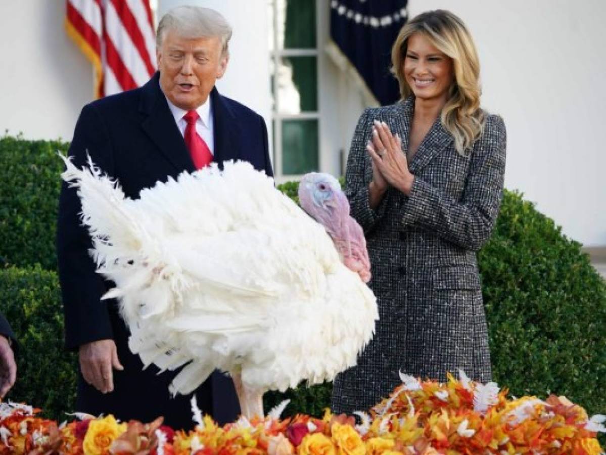 Trump indulta a su último pavo en la Casa Blanca