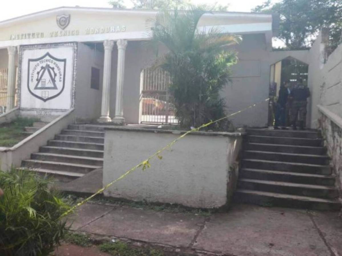 Matan a maestro dentro del Instituto Técnico Honduras (ITH) de la capital de Honduras