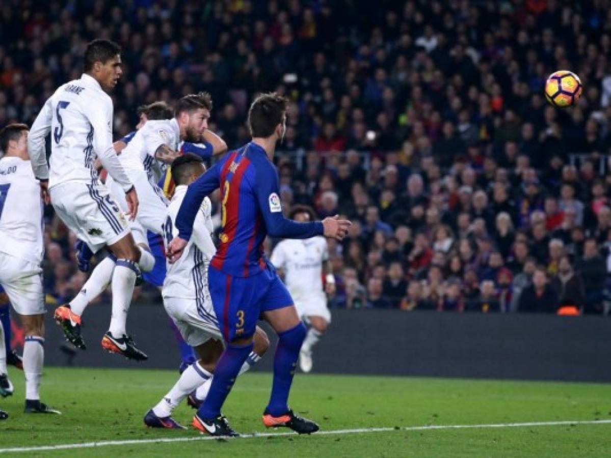 Sergio Ramos empata para Real Madrid el clásico contra el Barcelona sobre la hora en el Camp Nou