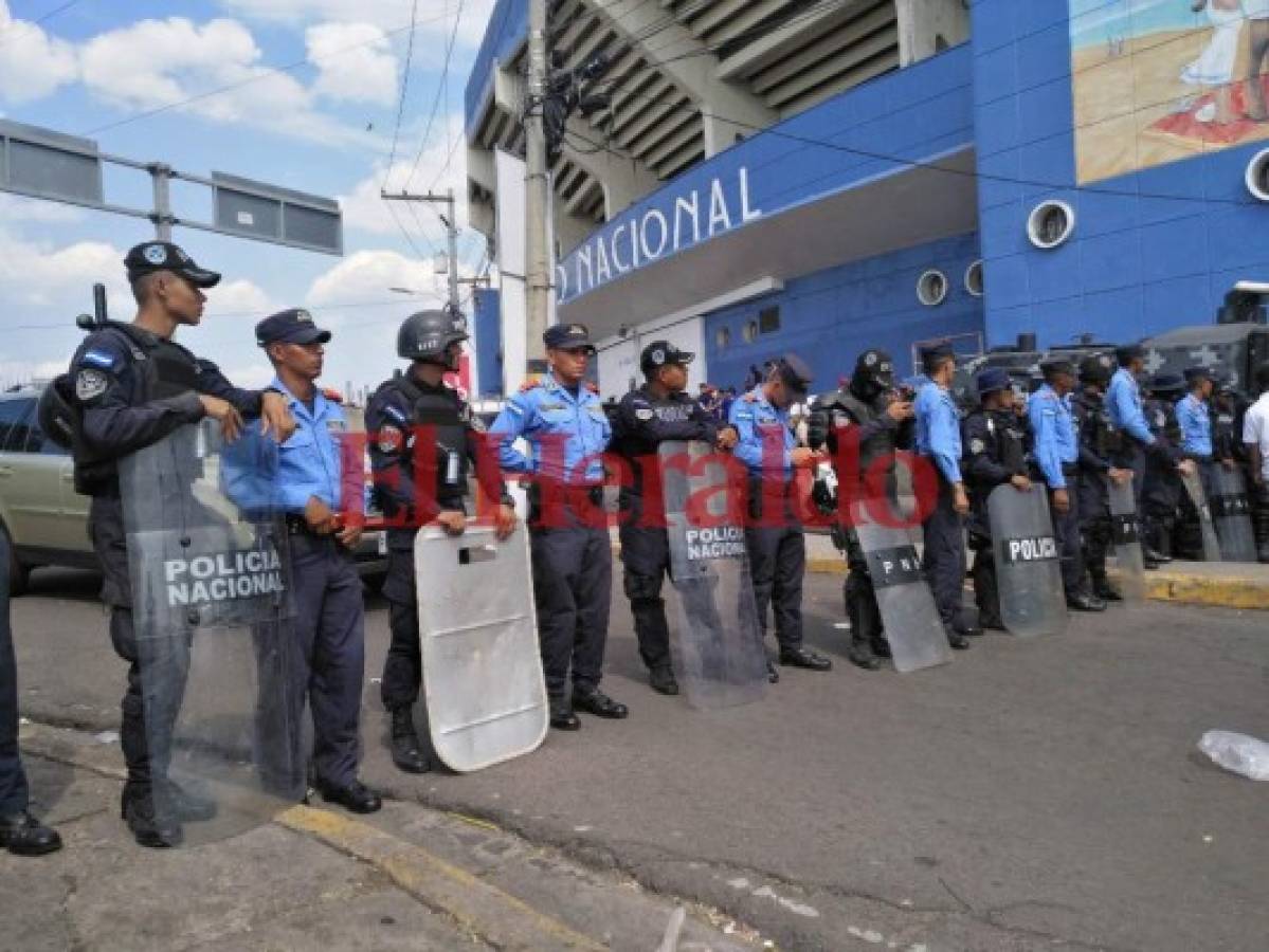 Más de 1,200 elementos de seguridad para la final de ida entre Motagua y Marathón