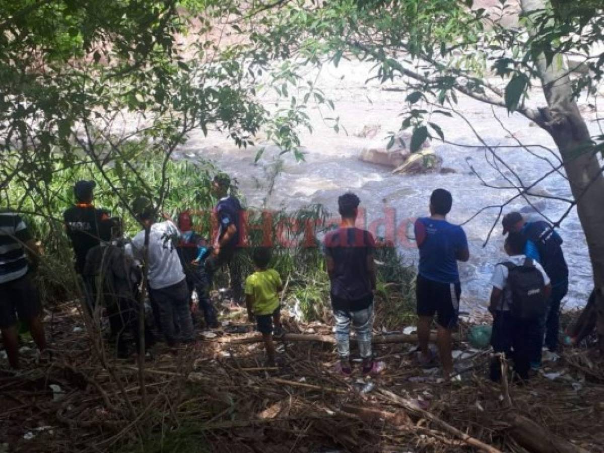 Hallan cadáver de un hombre en corriente del río Choluteca en la capital