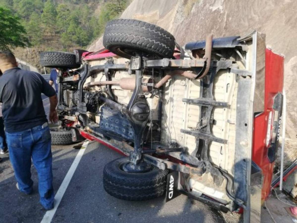 Al menos 12 personas heridas en este jueves de accidentes viales en Honduras