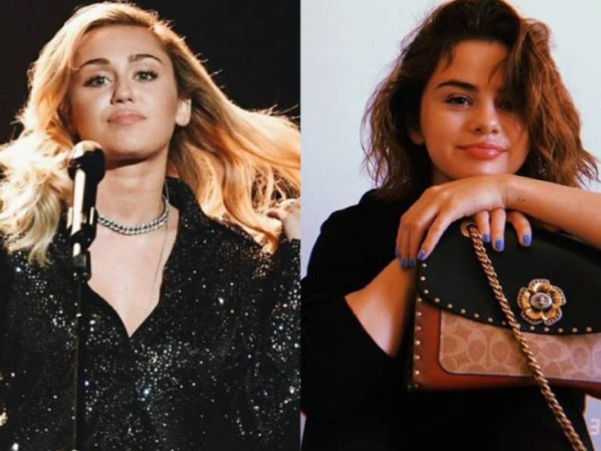 Miley Cyrus defiende a Selena Gomez por insulto que recibió