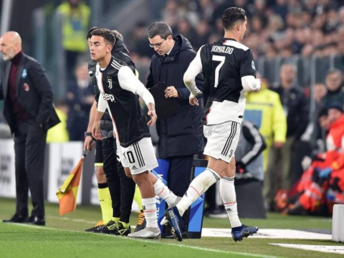 Cristiano molesto por sustitución en el Juve-Milan y abandona estadio