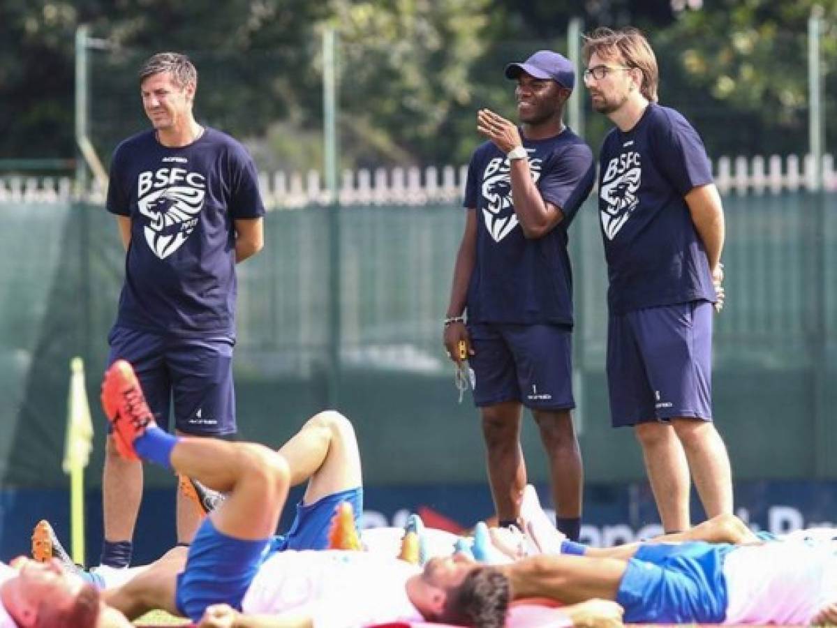 Las primeras fotos del Rey David Suazo entrenando al Brescia de Italia