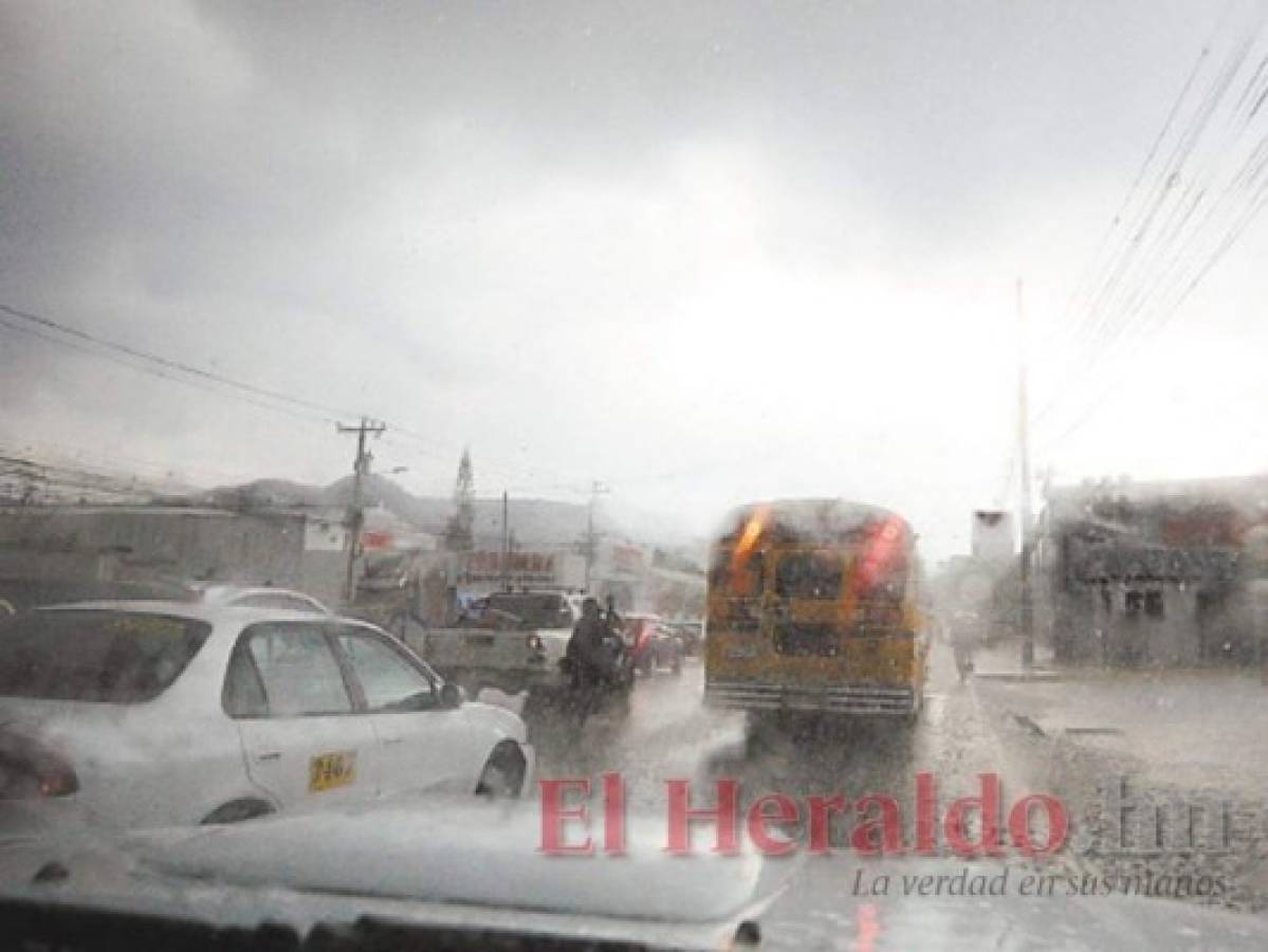 Pronostican fuertes lluvias este lunes en Tegucigalpa