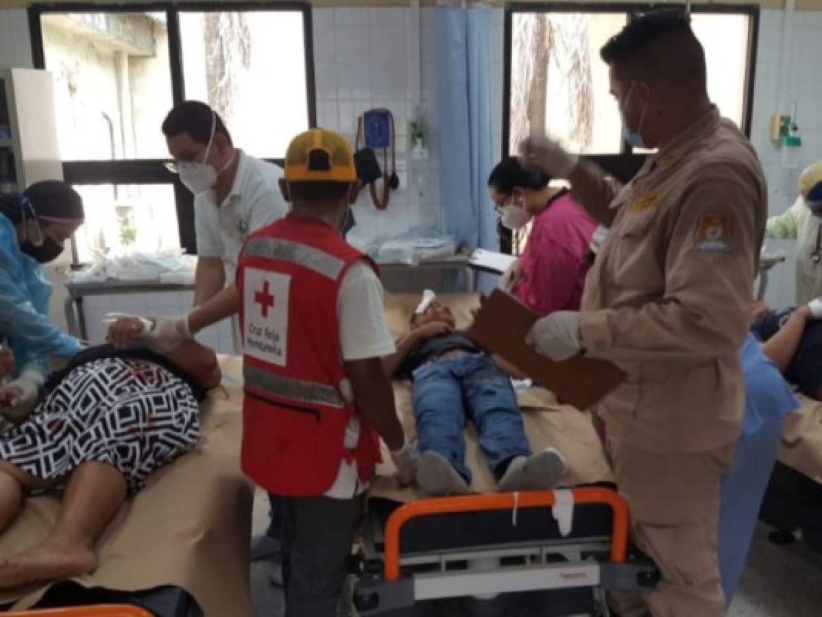 Al menos tres heridos deja accidente en Omoa, Cortés  