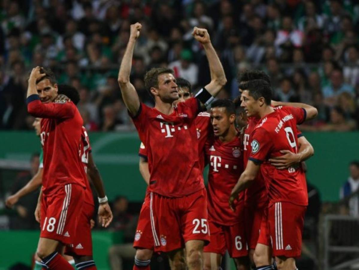 Bayern gana 3-2 en Bremen y será rival de Leipzig en final de Copa