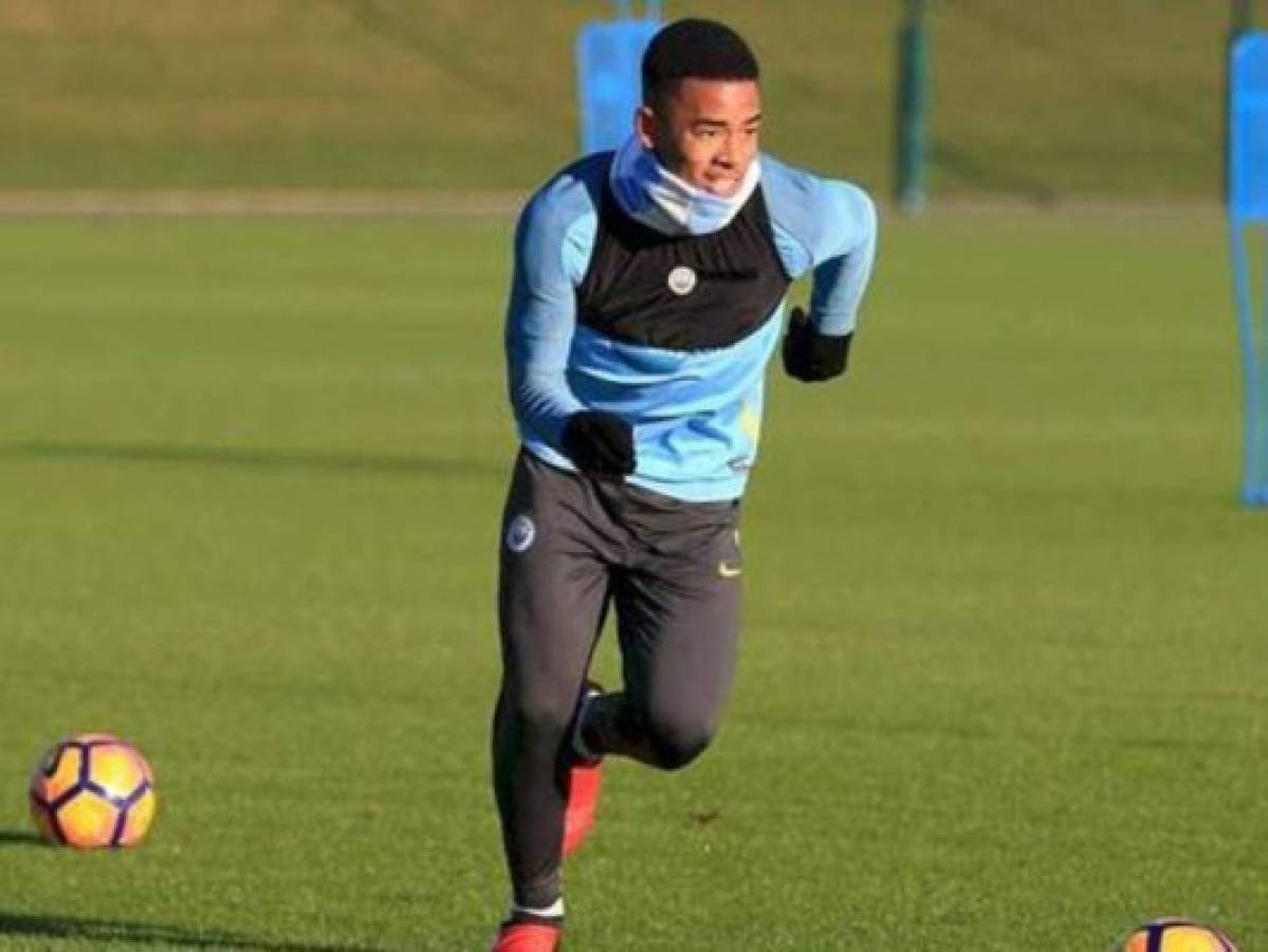 Gabriel Jesus regresa a entrenamientos del Mánchester City antes de lo previsto