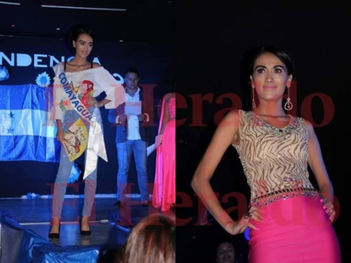 Karen Rodríguez de El Paraíso se corona como Miss Independencia Honduras-Madrid