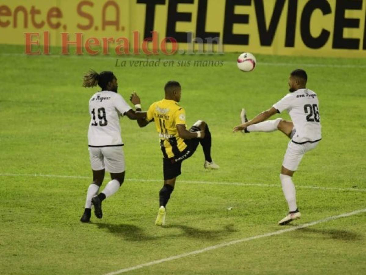 Real España ganó 2-0 ante Honduras de El Progreso en el estadio Morazán