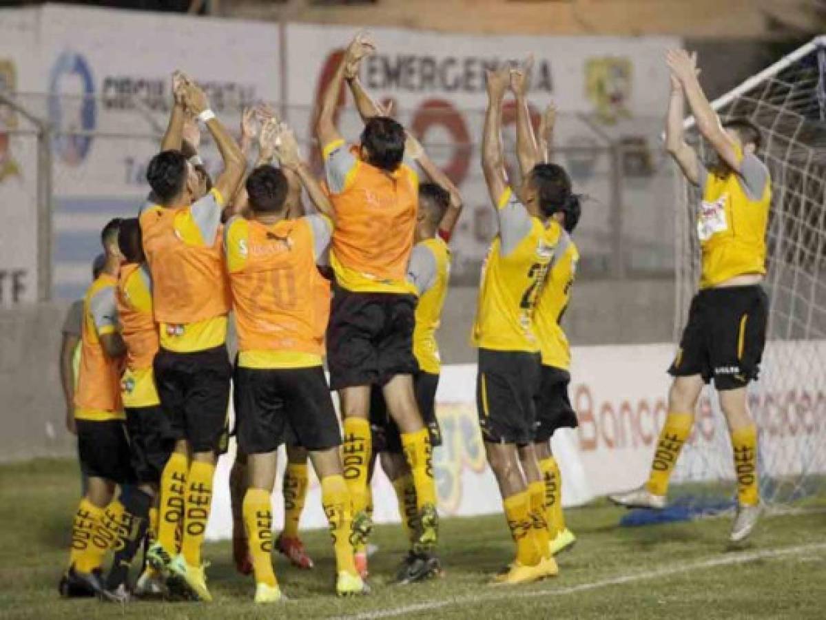 Real España vence al Honduras Progreso y se mantiene en el tercer lugar