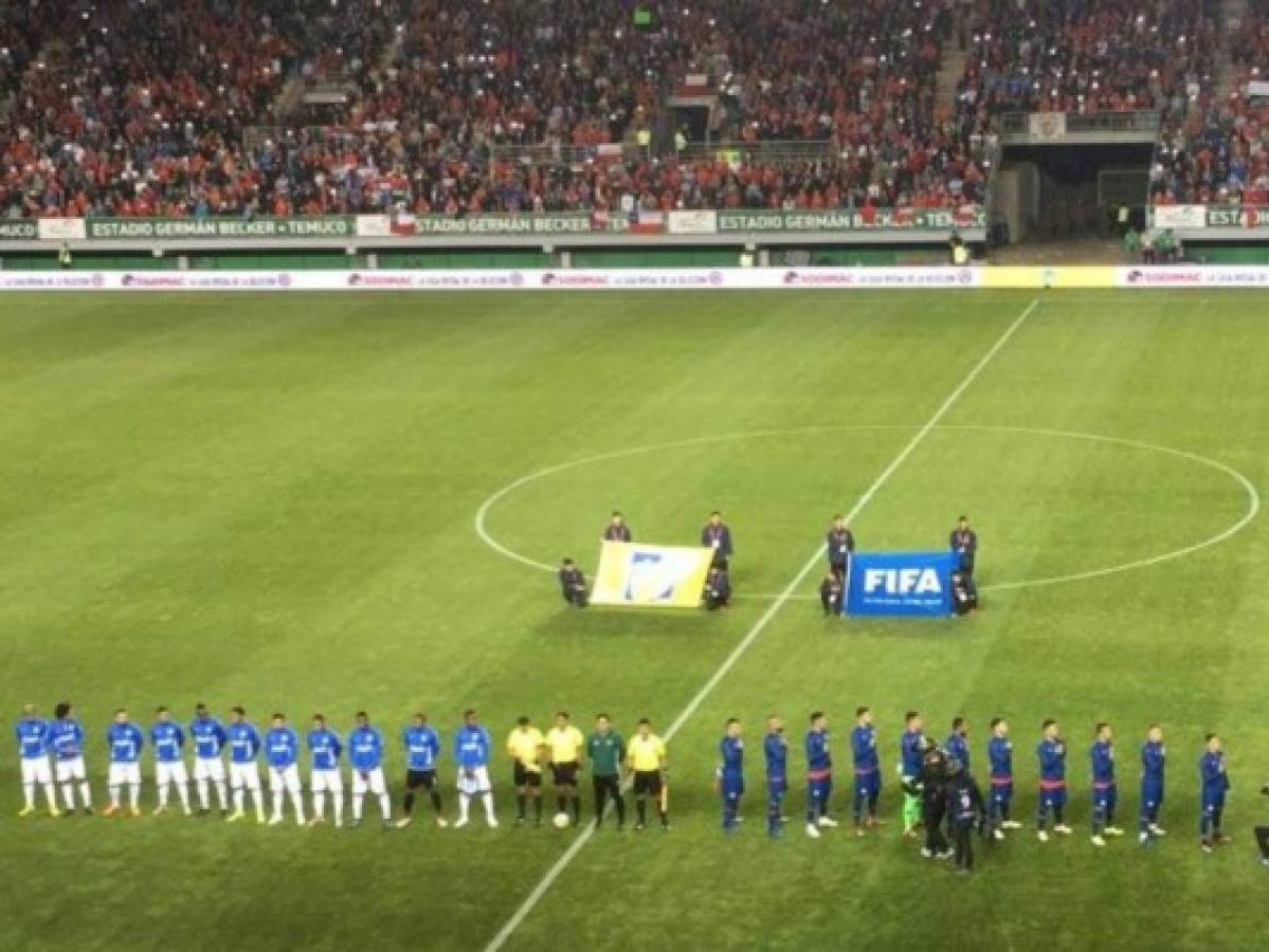 Con penal inventado, Chile golea 4-1 a la Selección de Honduras en Temuco