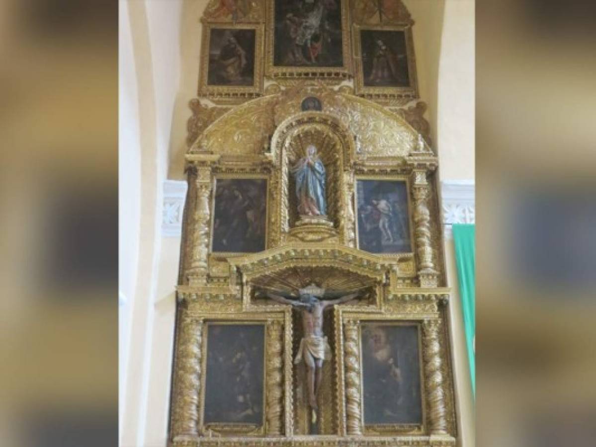 Urge restaurar el 60 por ciento de los retablos de Comayagua