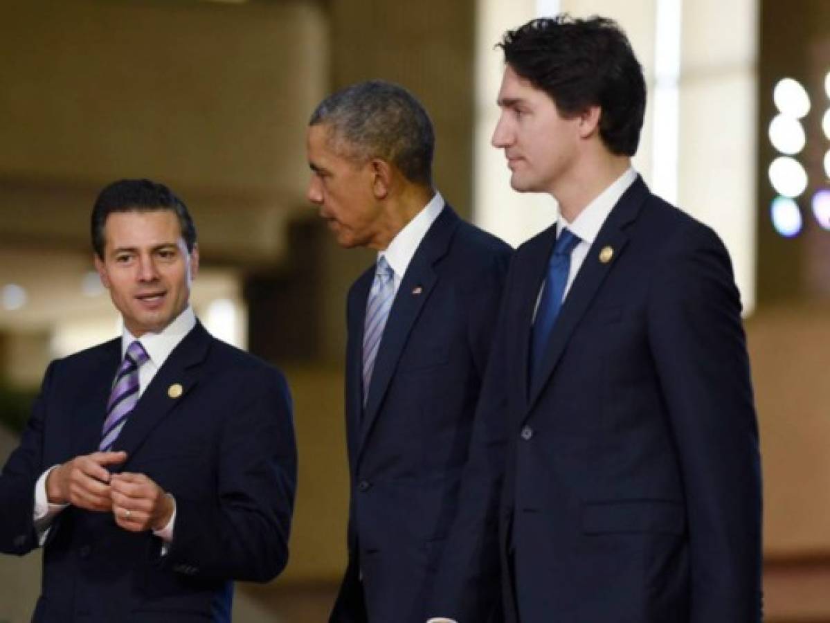 Reunión de Obama, Trudeau y Peña Nieto con el Brexit como telón de fondo