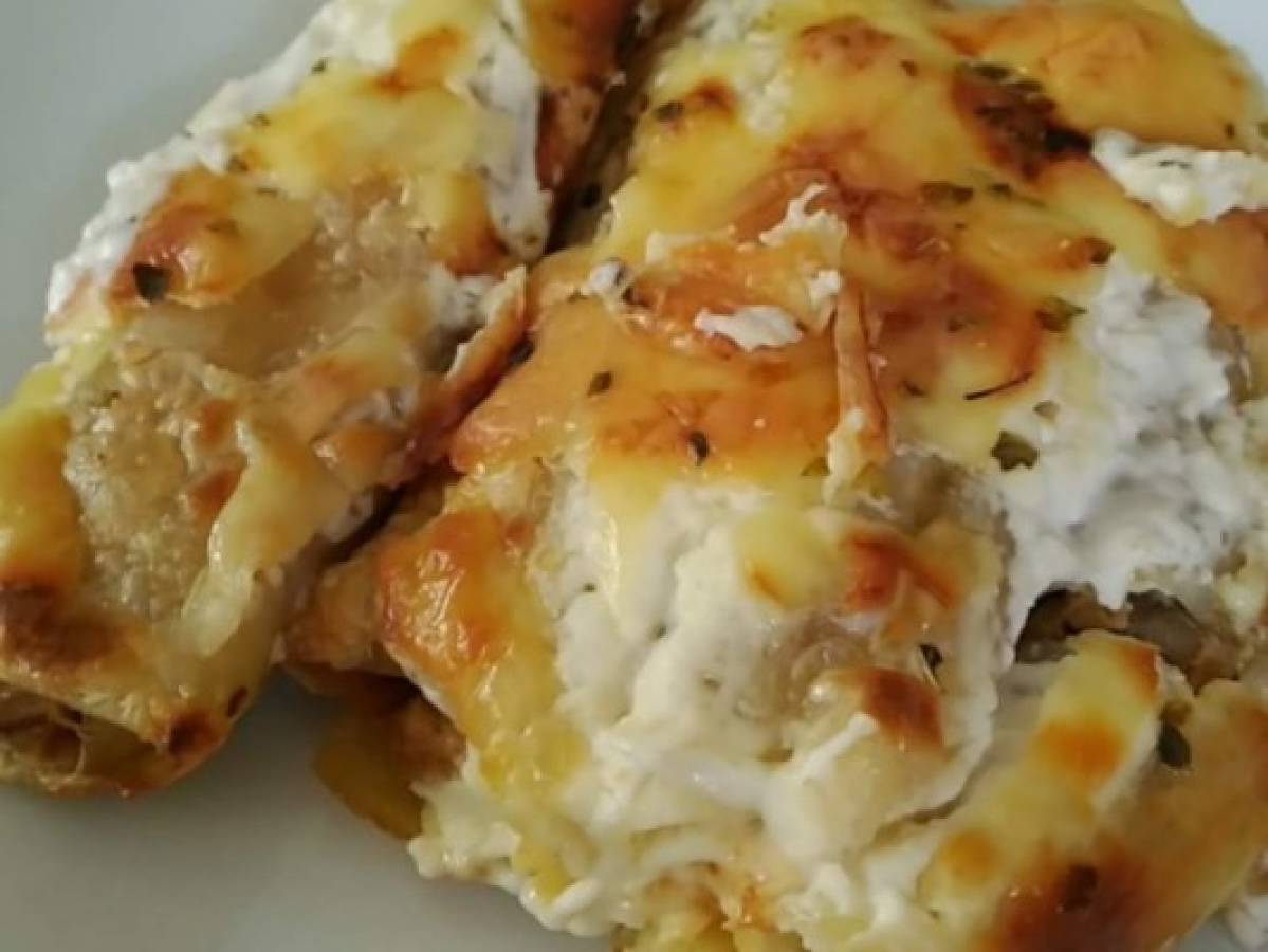 Receta: Elabora unos deliciosos canelones de atún y hongos