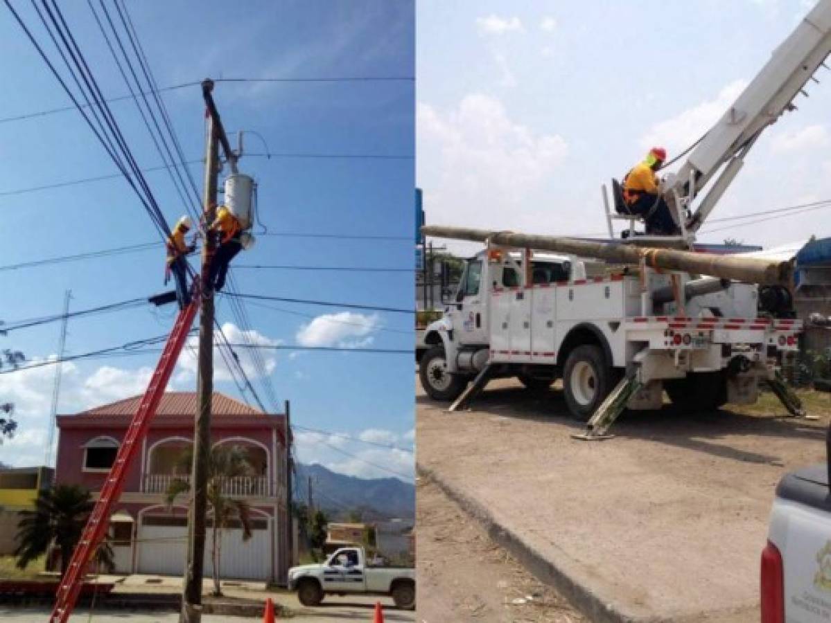 Honduras: Zonas sin energía este lunes por labores de mantenimiento