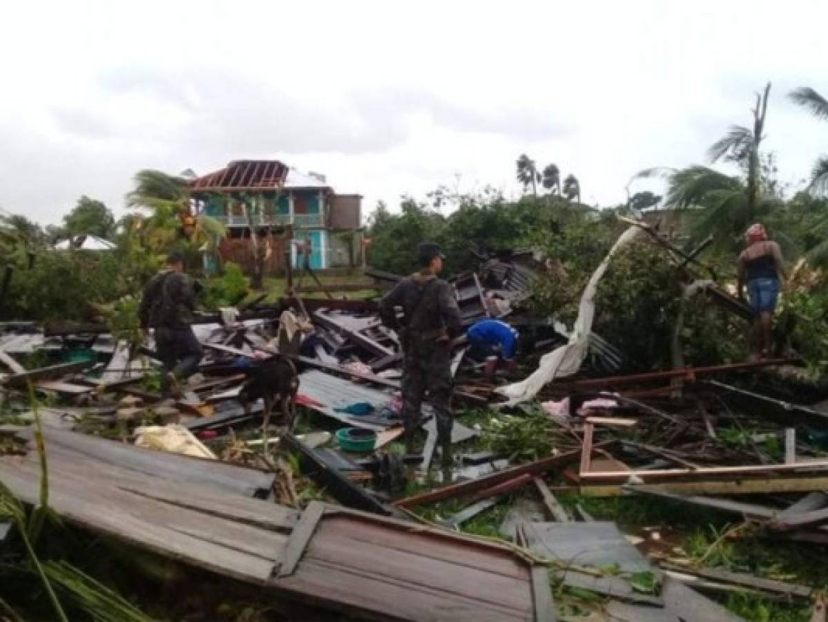 Una niña sería la primera víctima mortal de la tormenta Iota en Honduras