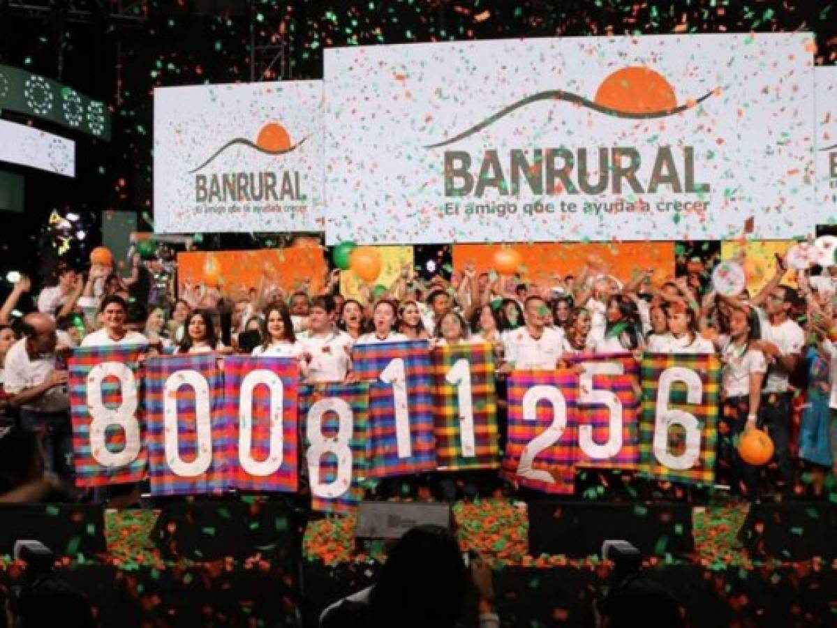 Con 8,008,112.56 lempiras Banrural por tercer año consecutivo destaca como mayor donante de la empresa privada