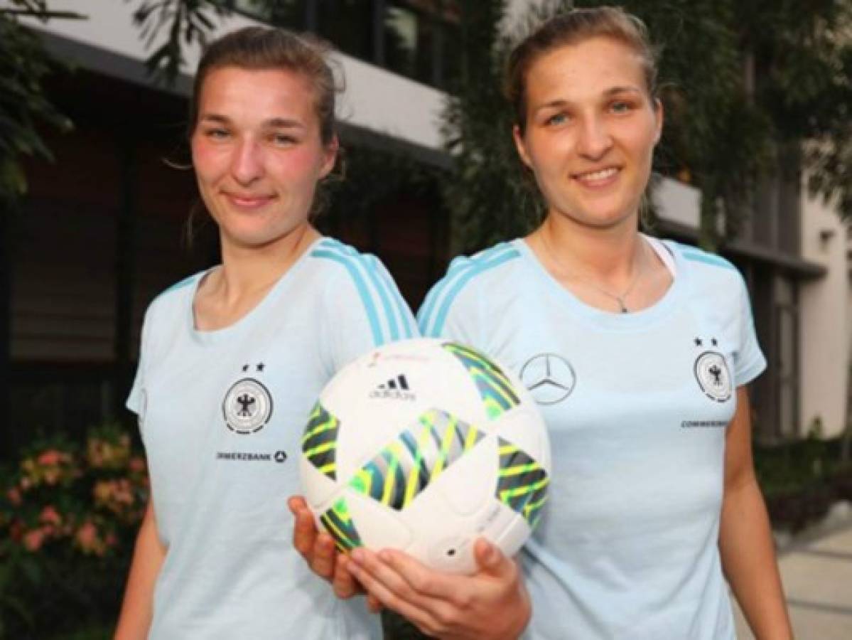 Katja y Dina Orschmann las hermanas alemanas en el mundial.