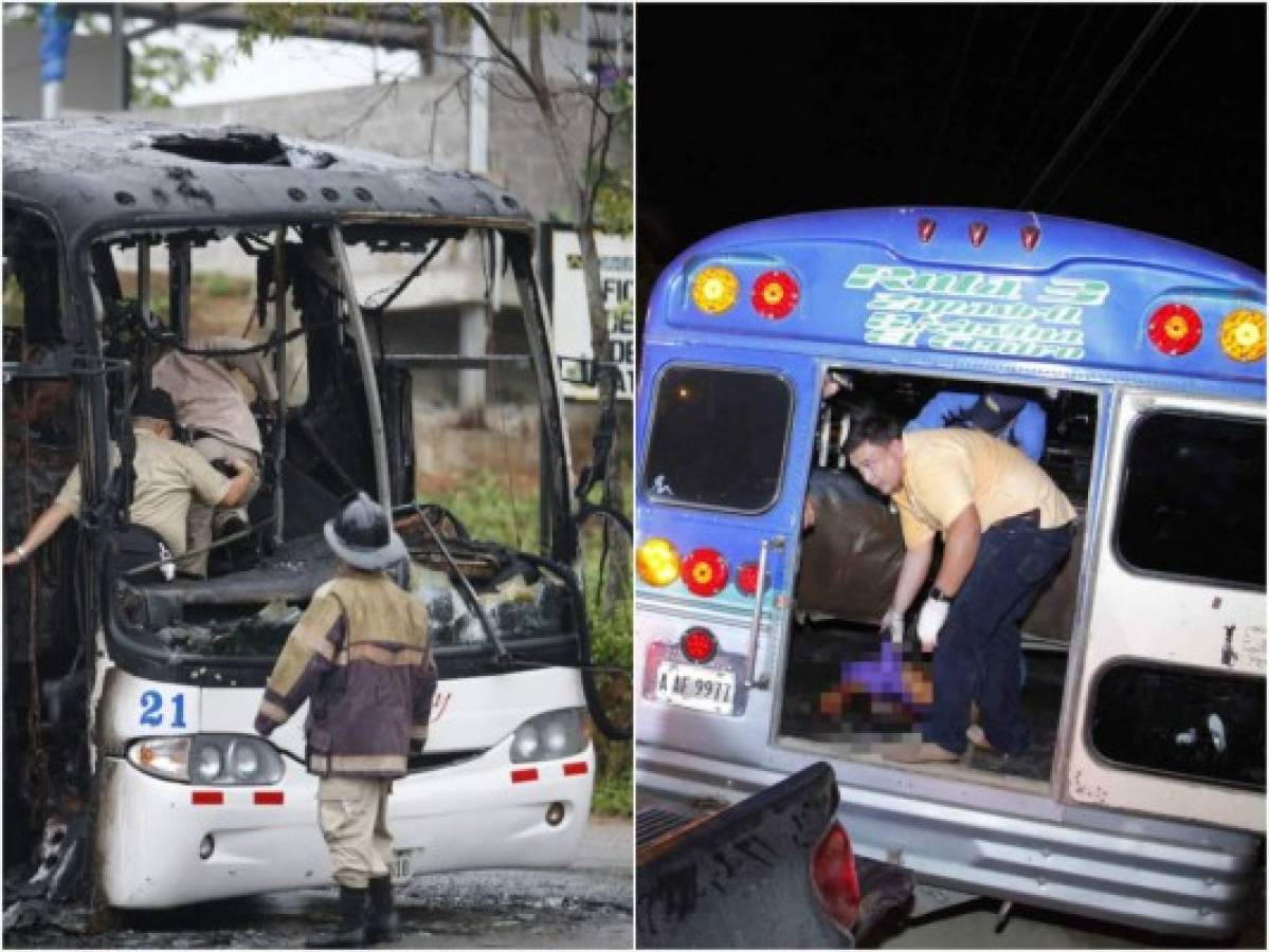 Seis muertos en dos ataques al transporte en menos de 12 horas en Honduras