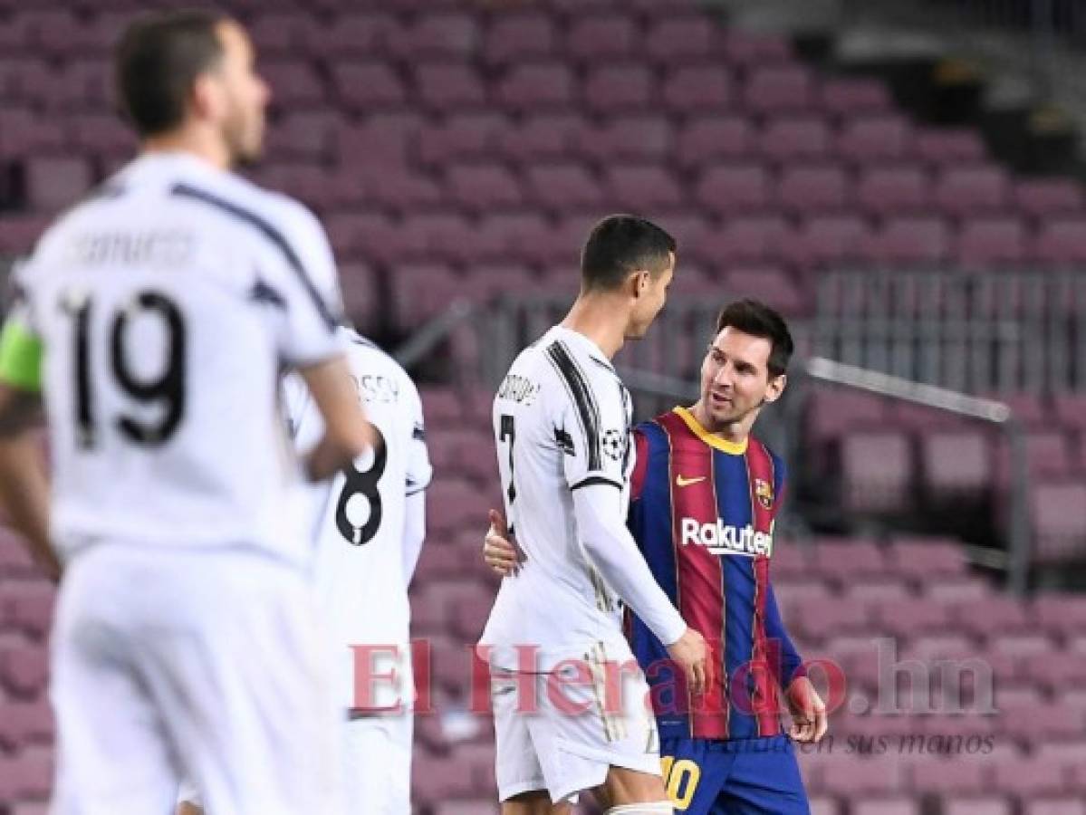 Así fue el reencuentro de Messi y Cristiano en el duelo de la Champions