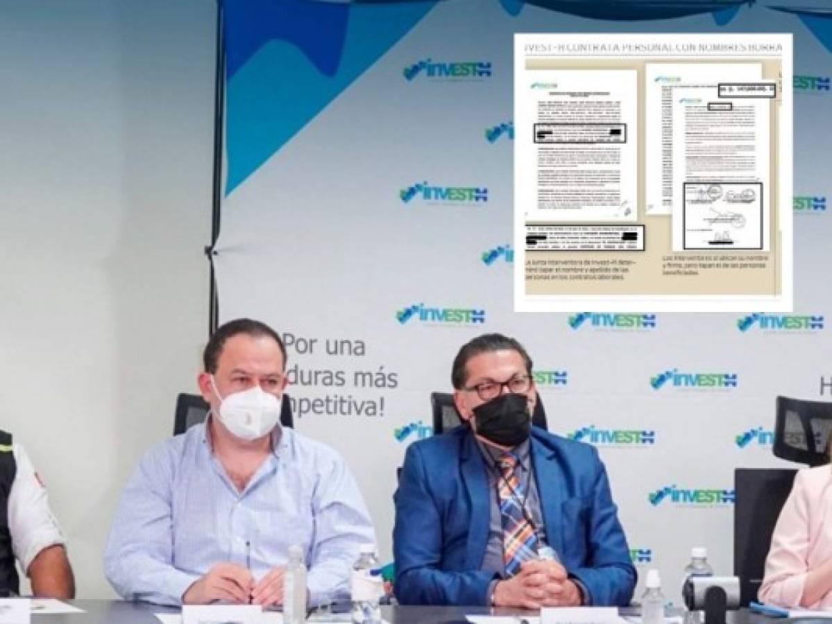 Jugosos contratos laborales con nombres borrados realiza Invest-H