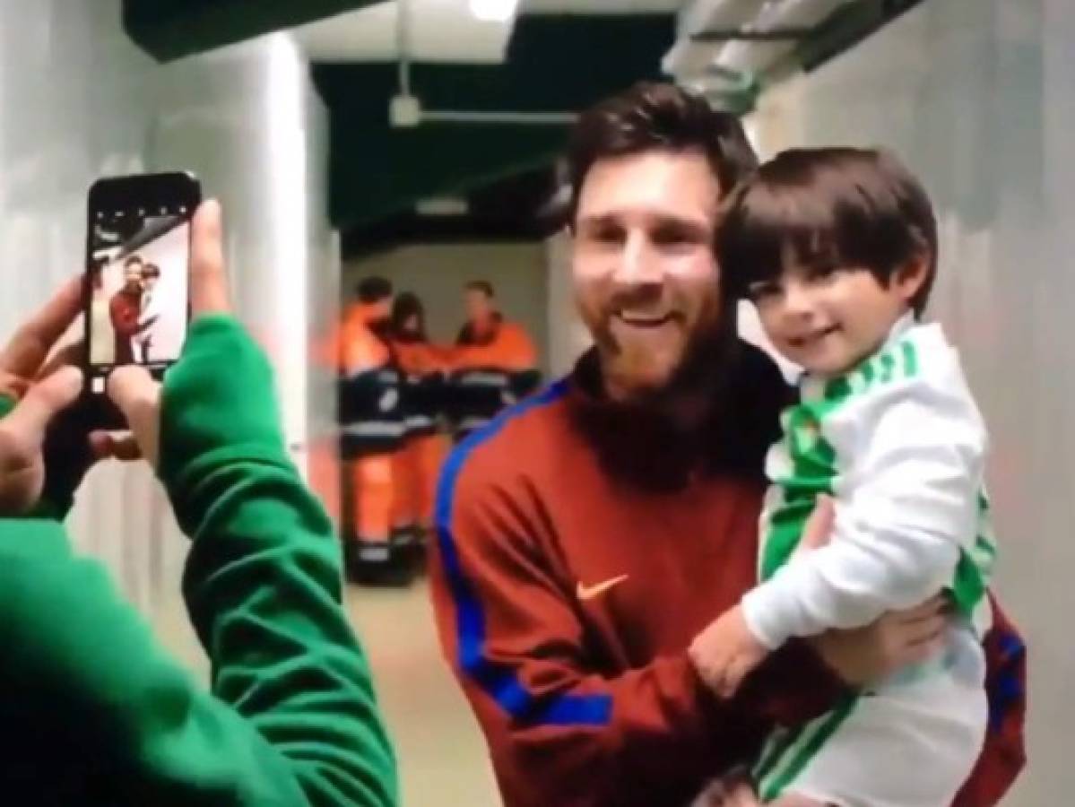 Vídeo: El noble gesto de Leo Messi con el hijo del mexicano Andrés Guardado