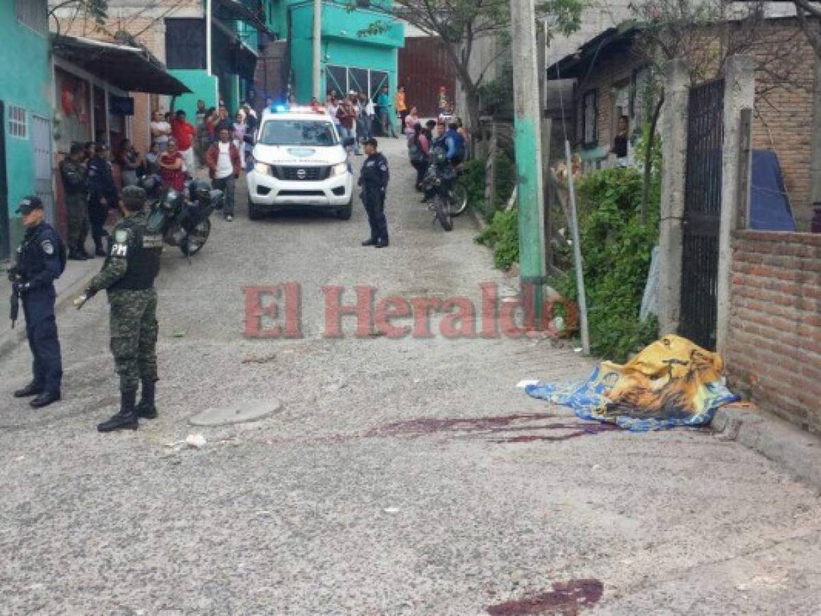 Un muerto y dos heridos deja balacera en la colonia Policarpo Paz García de la capital