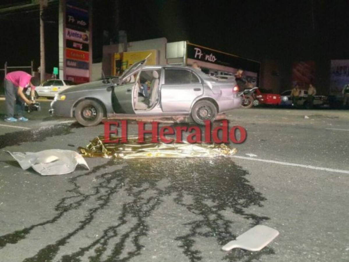 Dos hermanos mueren en accidente de tránsito en la capital de Honduras
