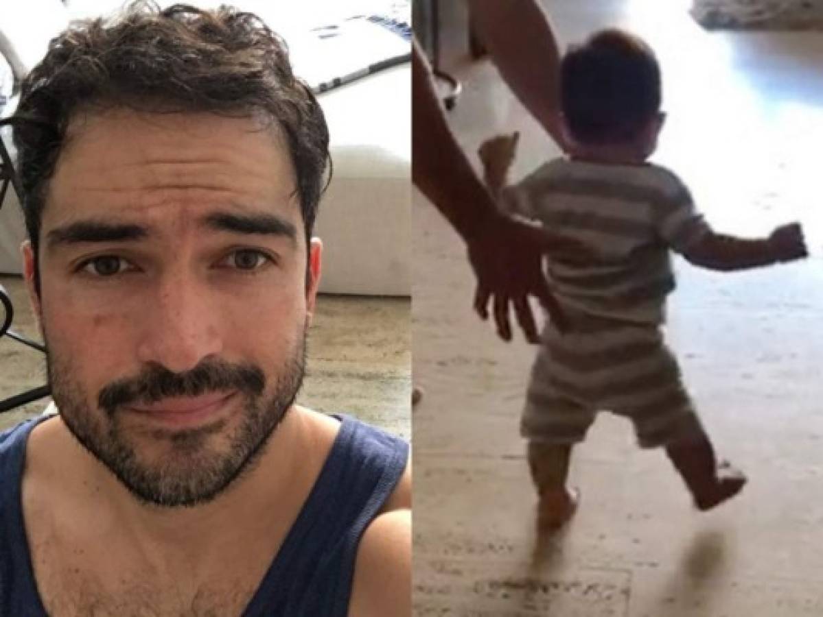 Video: Poncho Herrera comparte los primeros pasos de su primogénito Daniel