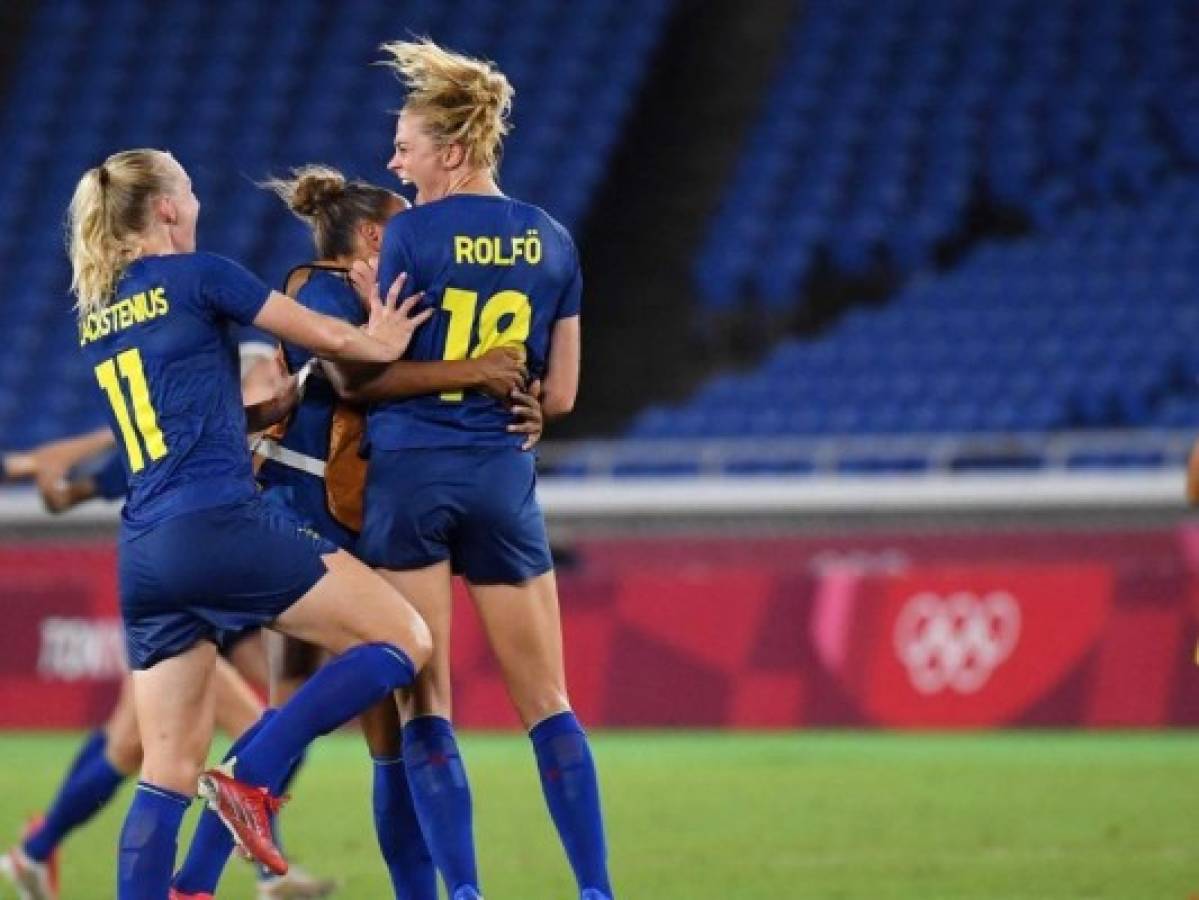 Suecia gana a Australia en fútbol femenino y repite final olímpica en Tokio