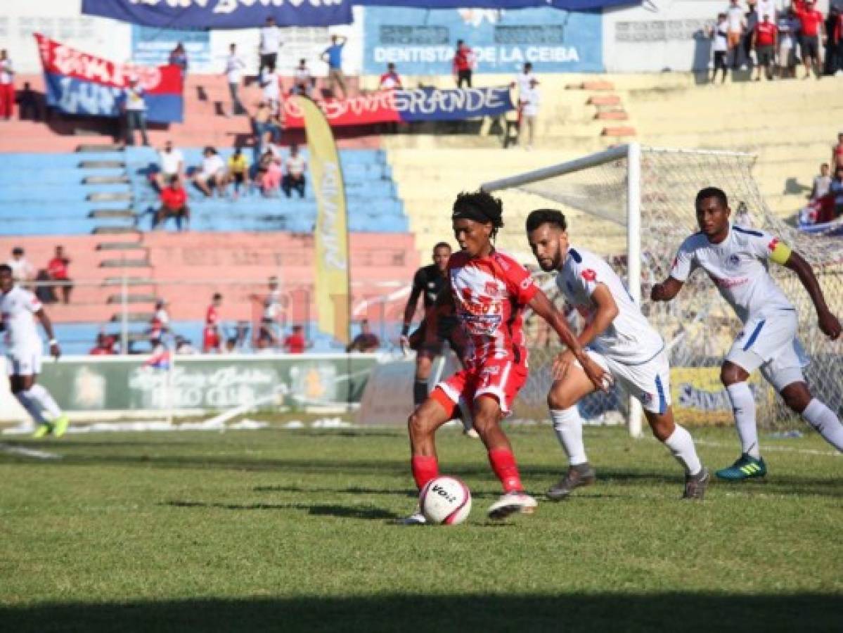 Olimpia acabó con sequía de goles y venció 1-0 al Vida en el estadio Municipal Ceibeño