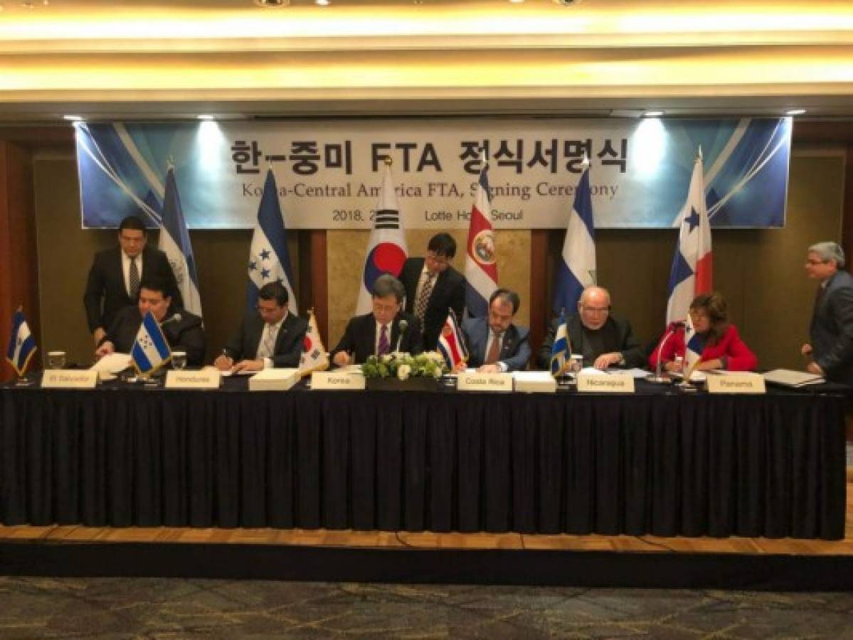 Corea, el primer país de Asia que firma TLC con Centromérica
