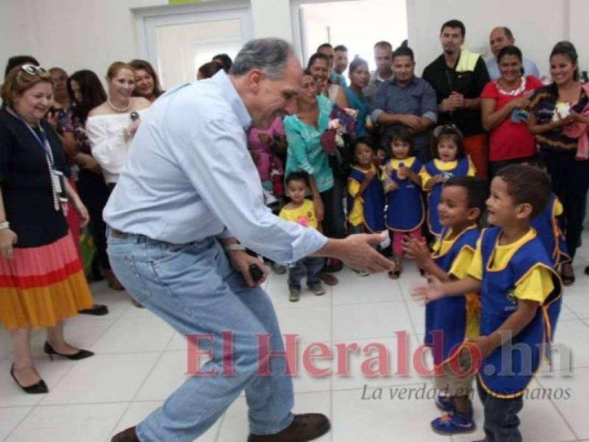 En la gestión de Nasry Asfura se ha dado prioridad a la atención de los menores con los centros de cuidado infantil. Foto: El Heraldo