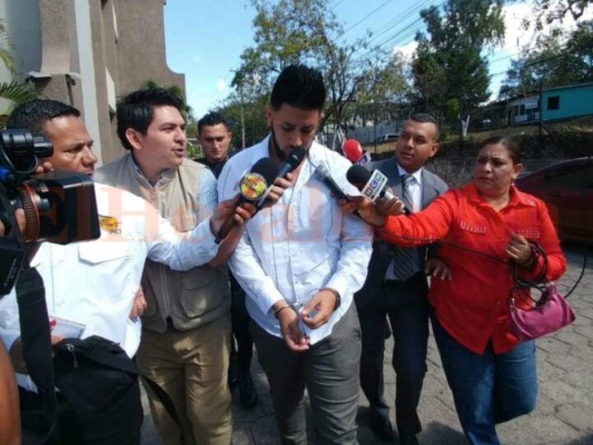 Al ser consultado sobre lo que esperaba este día Kevin Solórzano respondió a decir: 'Dios hace justicia' (Foto: El Heraldo Honduras/ Noticias de Honduras)