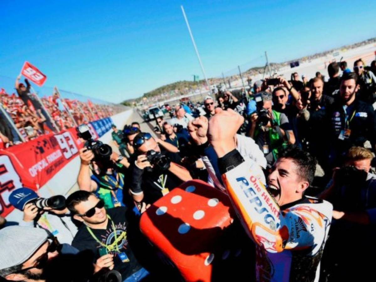 Marc Márquez gana su cuarto título mundial de MotoGP en Valencia